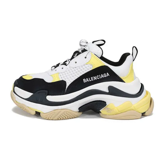 Balenciaga Women's Triple S 'Black Yellow'