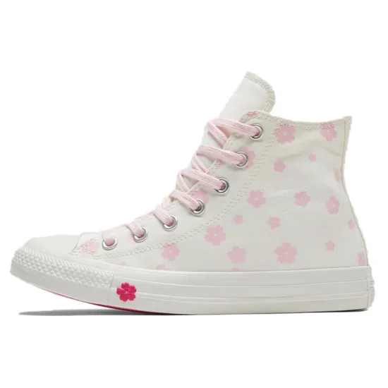 Converse Chuck Taylor All Star Canvas Shoes Women's High-top White/pink