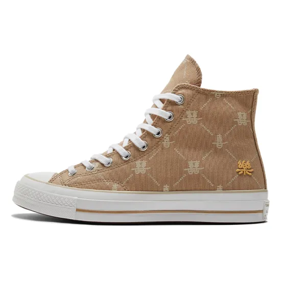 Converse Chuck Taylor All Star Canvas Shoes Unisex High-top Brown/Red