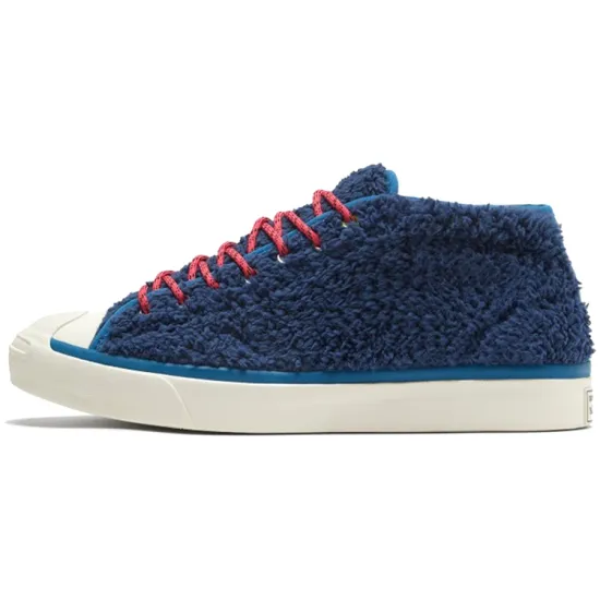 Converse Jack Purcell Mid Retro Sherpa Navy Lemon