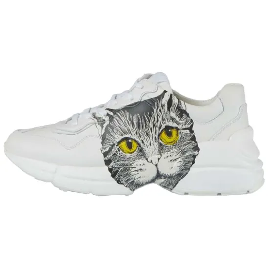 GUCCI Rhyton Mystic Cat White Women's