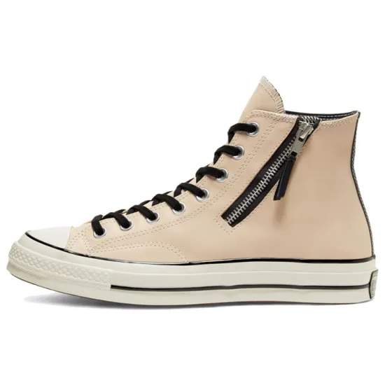 Converse Leather Side Zip Chuck 1970s