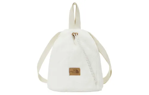 THE NORTH FACE 16L Bucket Bag Portable One Shoulder Crossbody Outdoor Bag Polyester White Unisex