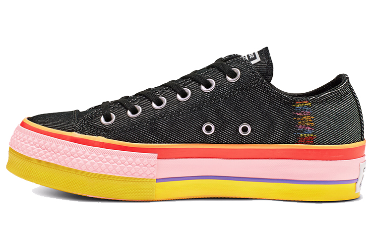 Converse Chuck Taylor All Star Rainbow Platform Low Top