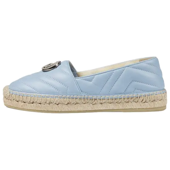 GUCCI Espadrilles Women's Casual Shoes Women's Light Blue