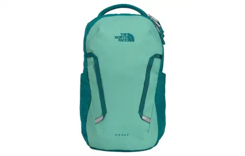 THE NORTH FACE 25L Backpack Double Shoulder Outdoor Bag Recycled Polyester Mustard & Harbor Blue Women's