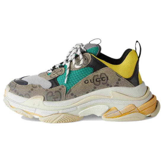 Balenciaga Gucci X Balenciaga Triple S 'The Hacker Project   Beige Yellow'