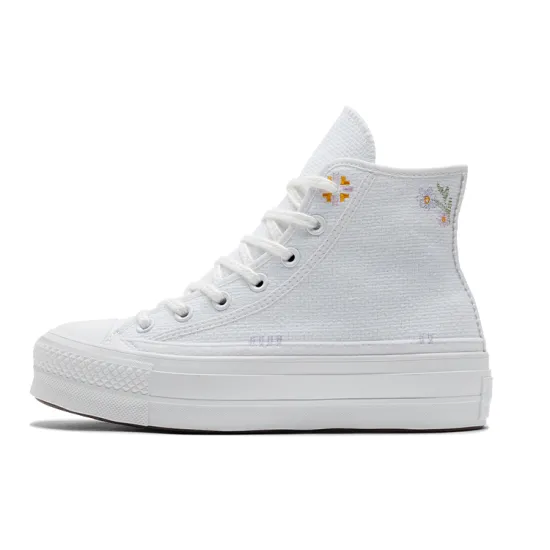 Converse All Star Lift Canvas Shoes Women's High-top White
