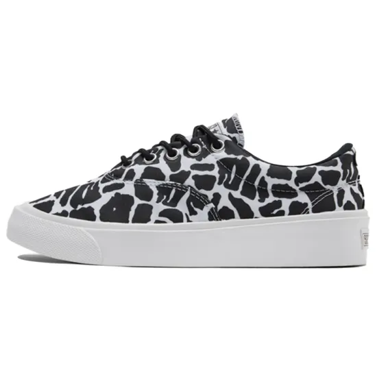 Converse Skidgrip Stylish Low Top Casual Canvas Shoes Black Gray Printing 'Black Gray'
