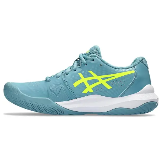Asics Women's Gel Challenger 14 'Gris Blue Safety Yellow'