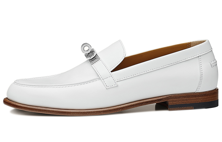 HERMES Гермес Дестин изысканный и уникальный женский для отдыха туфли женский белый