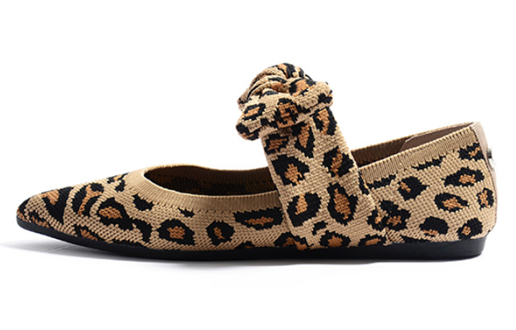 STEVE MADDEN Симетен ткань популярный бантики Морской узел на плоской подошве для отдыха туфли женский леопардовый принт