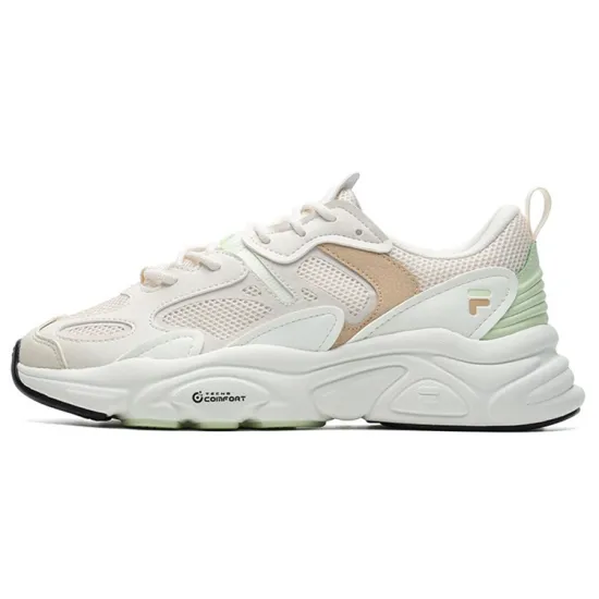 FILA Mars 2 Low Top Daddy Shoes For White/Pink Women's