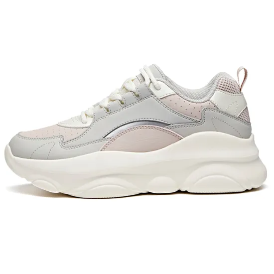 ANTA Life Collection Chunky Sneakers Women's Low-Top Gray White
