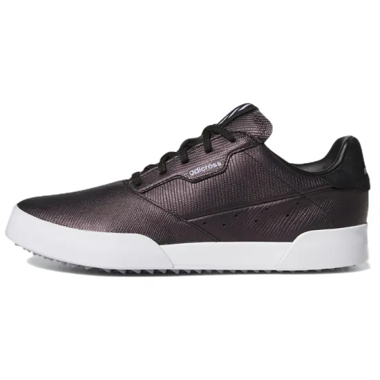 Adidas Adicross Retro Spikeless Golf Shoes 'Core Black Magic Lilac Cloud White' Women's