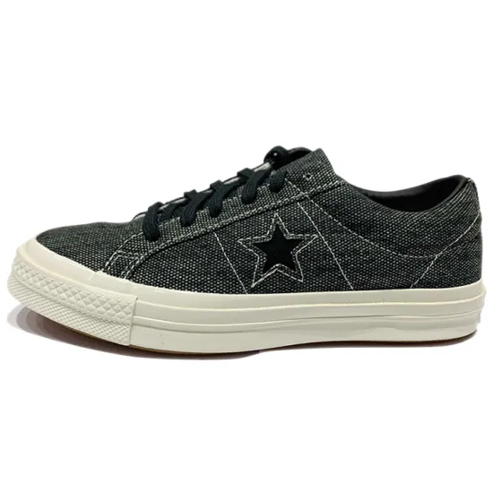 Converse One Star Canvas Shoes Unisex Low-top Cowboy Black