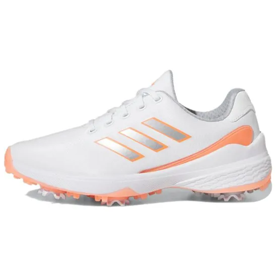 Adidas ZG23 Golf Cloud White Silver Metallic Coral Fusion Women's