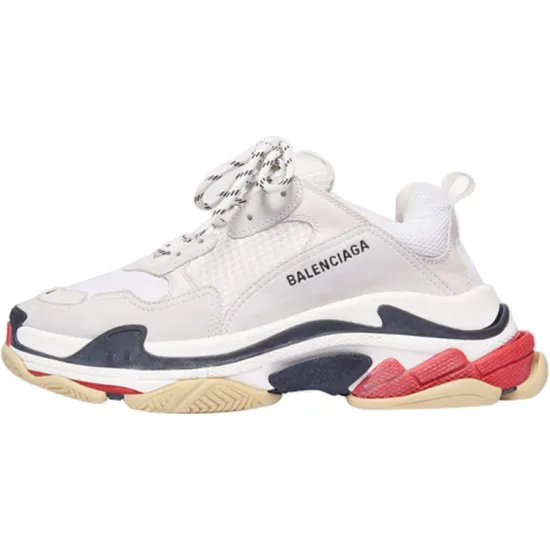 Balenciaga Triple S White Black Red