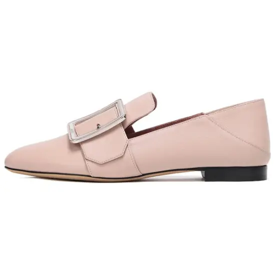 BALLY Buckled Leather Loafers Women's