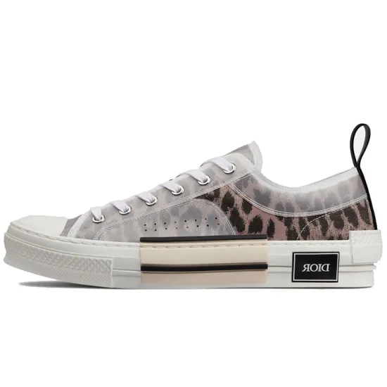 DIOR B23 Low Top Brown Leopard