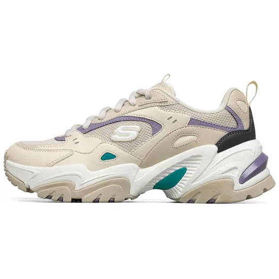Skechers Stamina V2 Chunky Sneakers Women's Low-Top Natural/Purple