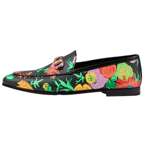 GUCCI Ken Scott Women's Casual Shoes Women's Floral Black