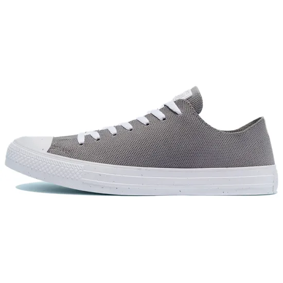 Converse All Star Anti-Slip Wear-Resistant Low-Top Canvas Shoes Unisex Light Gray