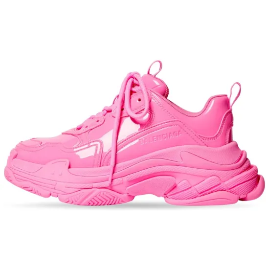 Balenciaga Women's Triple S Sneaker 'Pink Patent'