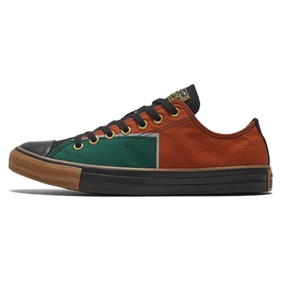Converse Chuck Taylor All Star Canvas Shoes Unisex Low-top Black Army Green
