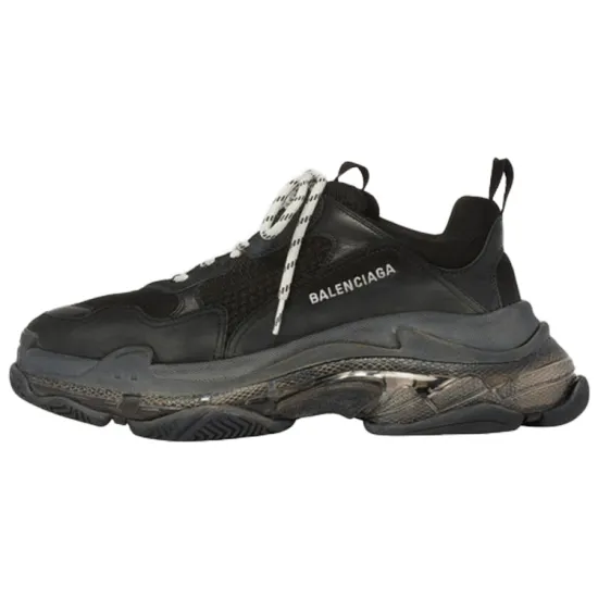 Balenciaga Women's Triple S Trainer 'Black Clear Sole'