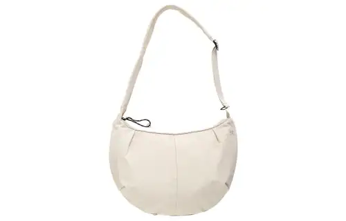 New Balance Nylon Crescent Bag, Shoulder Bag, Crossbody Bag Regular Women's White