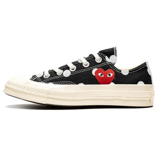 Converse Chuck Taylor All Star 70 Ox Comme Des Garcons PLAY Polka Dot Black