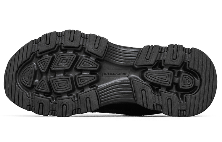 Женские кроссовки Skechers D'lites (черные) — фото 5