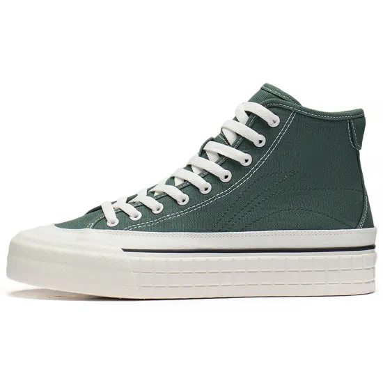 LINING Canvas Shoes Men High-Top Manor Green