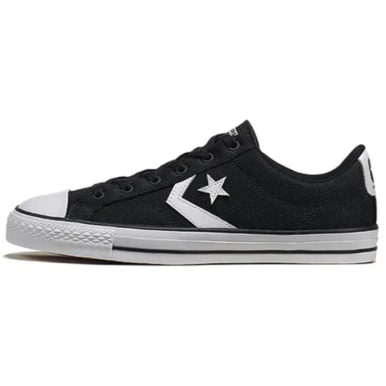 Converse Star Player 76 Canvas Shoes Unisex Low-top Black/white