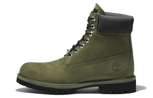 Timberland 6 Inch Premium Waterproof Boots 'Green Nubuck'