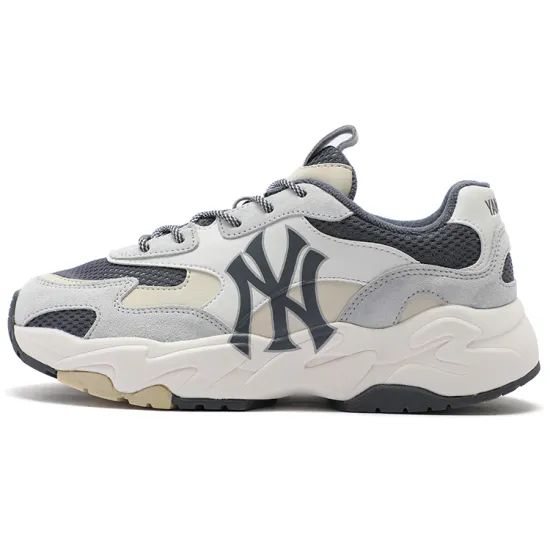MLB Big Ball Chunky Chunky Sneakers Unisex Low-Top Gray