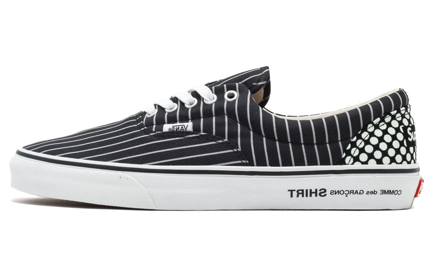 Supreme x CDG x Vans Era Pinstripe