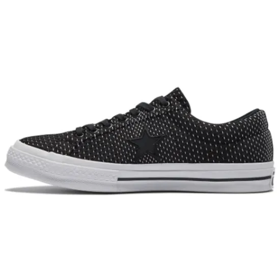 Converse One Star Canvas Shoes Unisex Low-top Black