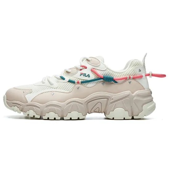 FILA Cat Claw Chunky Sneakers Women's Low-Top Light Beige/Nude