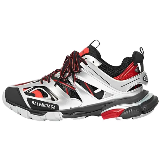 Balenciaga Track Sneaker 'Black Red Silver'