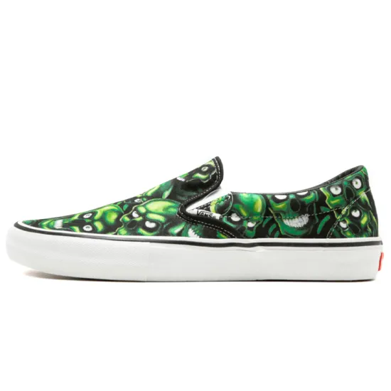 Vans Slip-On Supreme Skull Pile Green