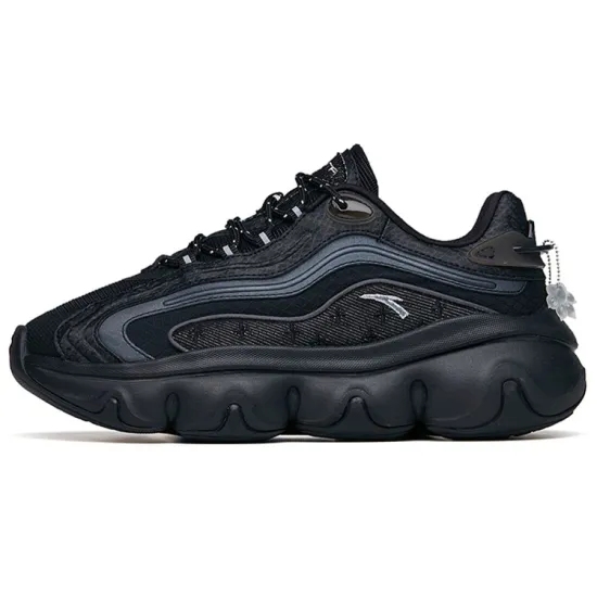 ANTA Chunky Sneakers Women's Low-Top Black