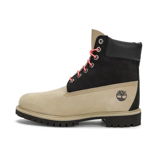 Timberland Premium 6 Inch Waterproof Boots 'Black Regenerative Leather Brown'