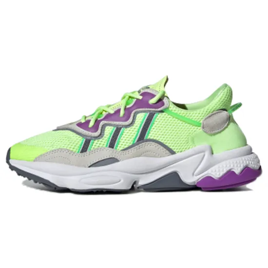Adidas Originals Ozweego Chunky Sneakers Women's Low-top Yellow/grey/purple