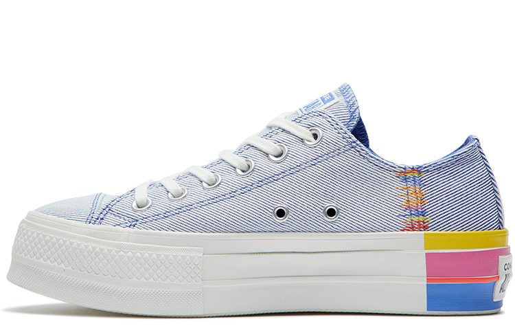 Converse Chuck Taylor All Star Rainbow Platform Low Top