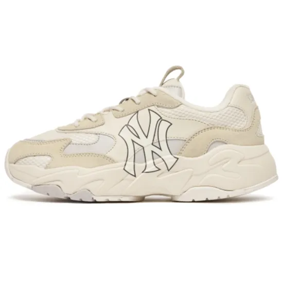 MLB Big Ball Chunky Chunky Sneakers Unisex Low-Top Khaki