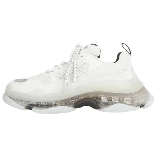 Balenciaga Blalenciaga Triple S Clear Sole White Grey
