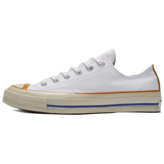 Converse All Star Canvas Shoes Unisex Low-top White/Yellow/Blue