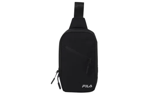 FILA Nylon One Shoulder Crossbody Fanny Pack Sling Bag Regular Unisex Black